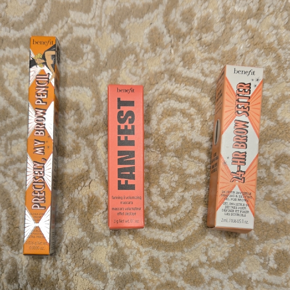 New Benefit Bundle - Brow Pencil, Brow Gel and Mascara